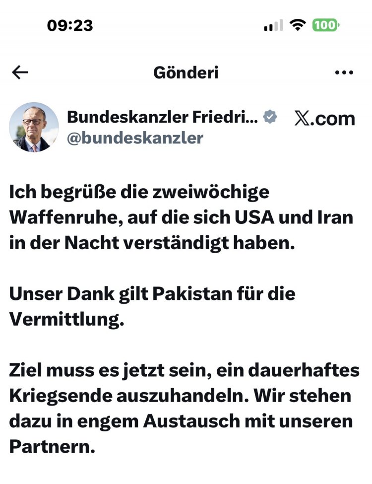 ABD–İran hattında geçici ateşkes: Berlin’den ilk siyasi destek