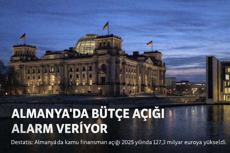 Almanya’da kamu finansman açığı 2025’te 127,3 milyar euroya yükseldi