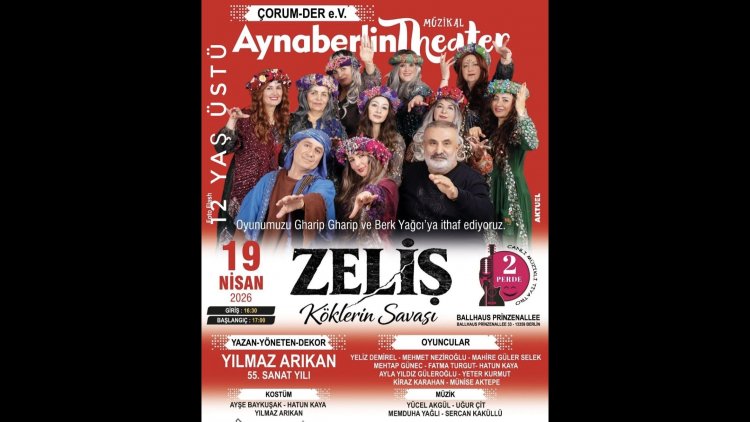 Yılmaz Arıkan 55. sanat yılını “Zeliş: Köklerin Savaşı” müzikaliyle kutluyor