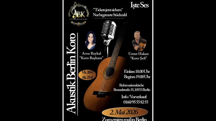 Akustik Berlin Koro ilk kez Berlin’de sahne alıyor