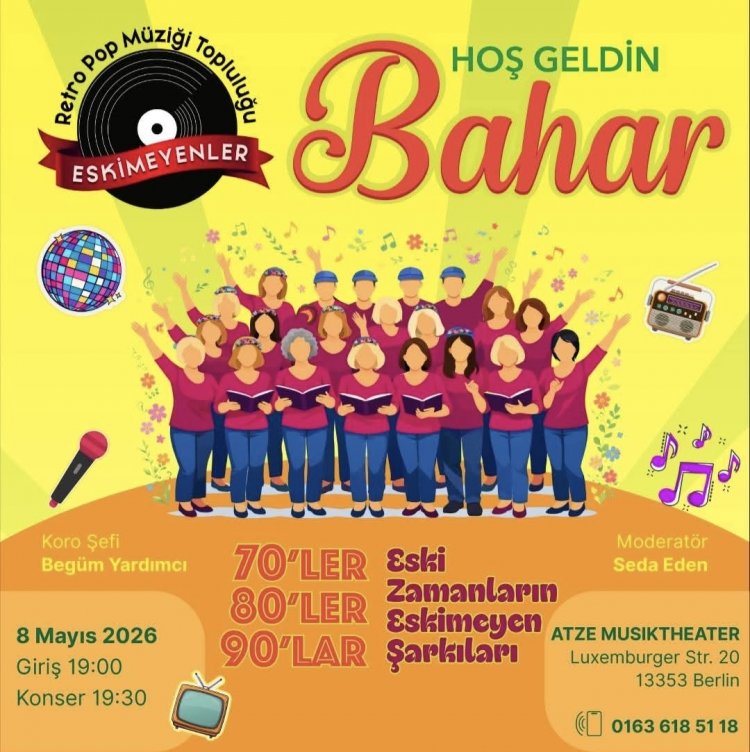 Eskimeyenler Retro Pop Müziği Topluluğu’ndan Berlin’de nostalji konseri