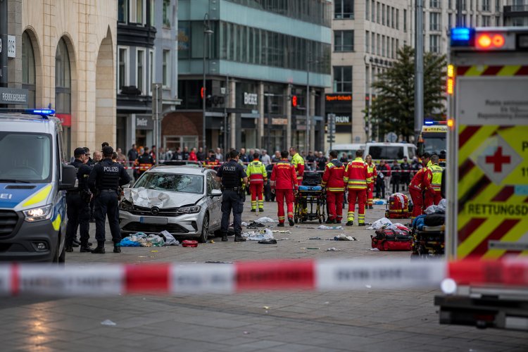 Leipzig’te yaya bölgesine araç daldı: 2 ölü, çok sayıda yaralı