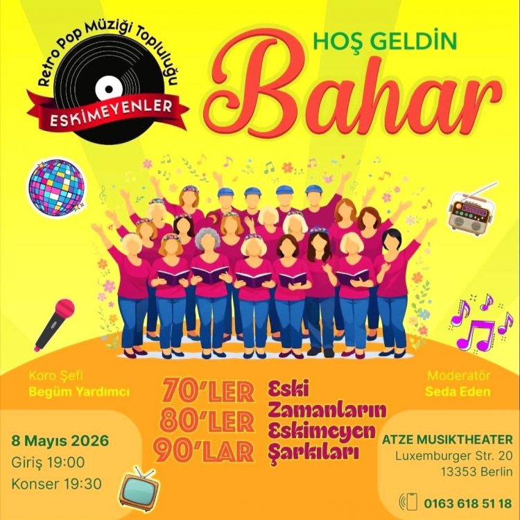 Eskimeyenler’den Berlin Türk toplumuna nostalji gecesi