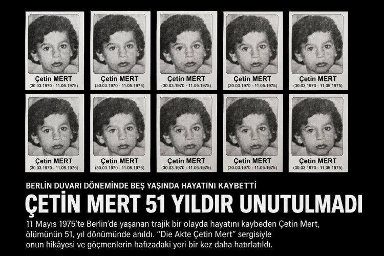 Berlin’de “Çetin Mert Dosyası” sergisi açıldı