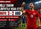 Türkiye, Dünya Kupası’na galibiyetle veda etti: ABD’yi 3-2 yendi ama son 32’ye kalamadı