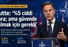 Rutte: “5% ciddi para; ancak güvende kalmak için gereken bu”