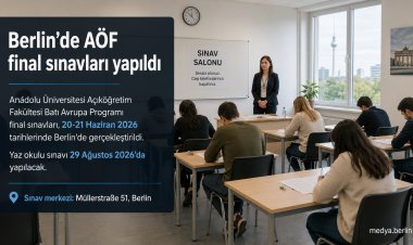 Berlin’de AÖF Batı Avrupa Programı final sınavları yapıldı