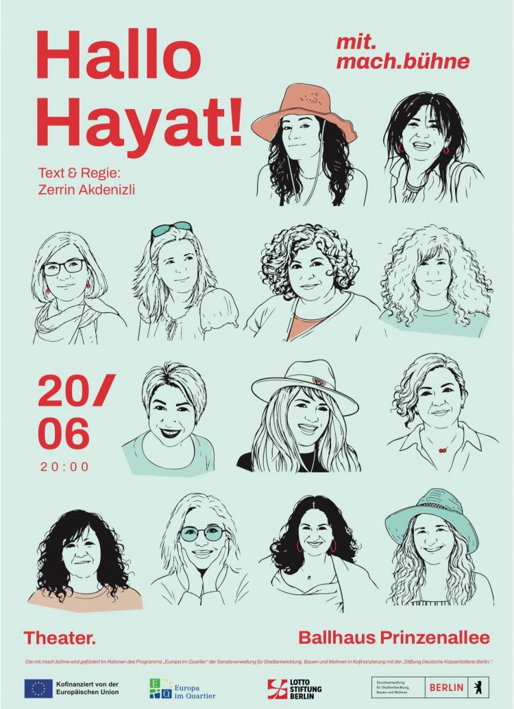“Hallo Hayat!” prömiyeri Ballhaus Prinzenallee’de sahnelenecek