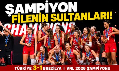 Şampiyon Filenin Sultanları! Türkiye, VNL’de İkinci Kez Dünyanın Zirvesinde