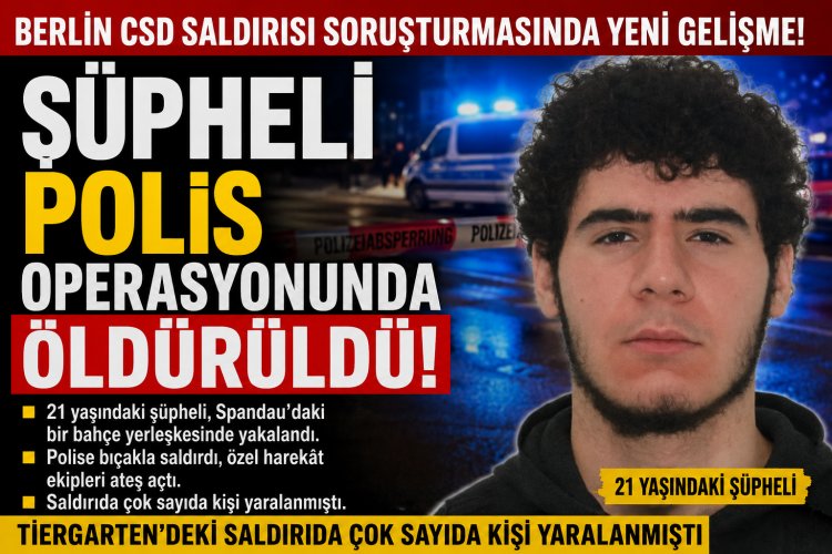 Berlin CSD Saldırısı Soruşturmasında Yeni Gelişme: Şüpheli Polis Operasyonunda Öldürüldü