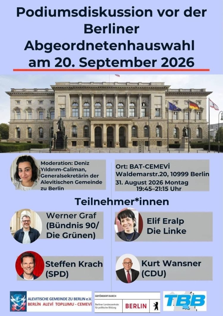 Berlin seçimleri öncesi dört partinin temsilcileri aynı panelde buluşacak