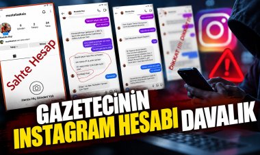 Sahte hesaba iddianame
