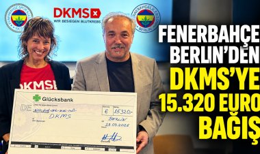 Fenerbahçe Berlin’den DKMS’ye 15 bin 320 Euro: 300’den fazla yeni umut