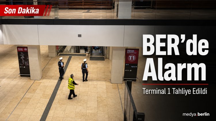 BER Havalimanı’nda Alarm: Terminal 1 Tahliye Edildi