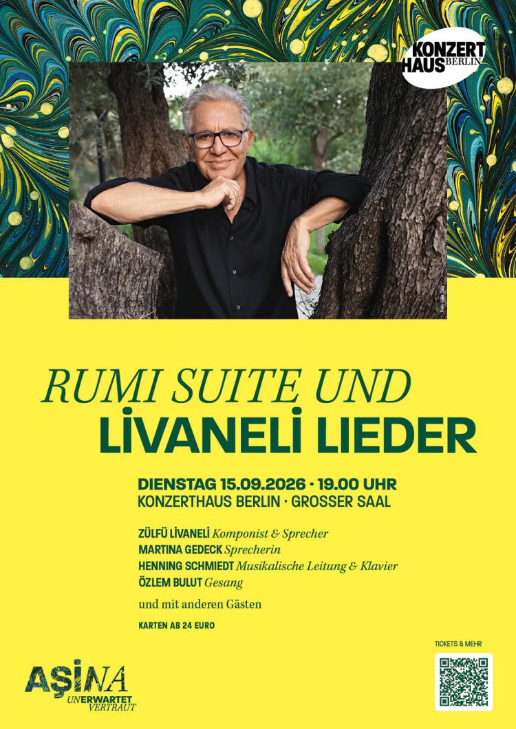 Zülfü Livaneli’nin Eserleri Berlin’de Konzerthaus Sahnesinde