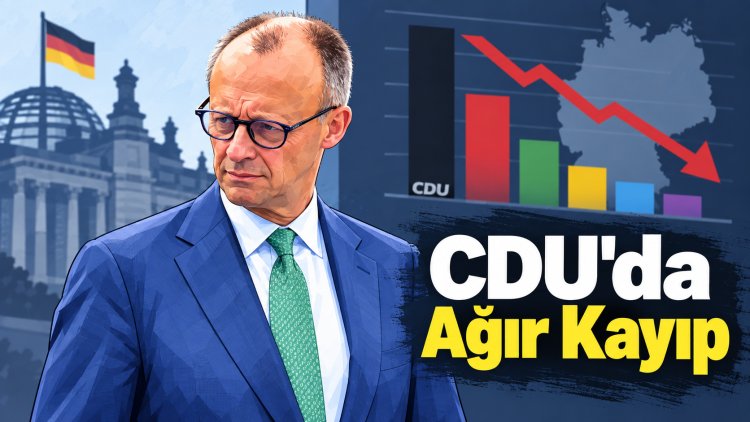 CDU’da Çifte Darbe: Berlin’de Ağır Kayıp, Merz Üzerinde Baskı Artıyor