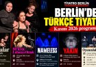Berlin’de Türkçe tiyatroya yeni sezon: Kasım ayında dört farklı yapım sahnede