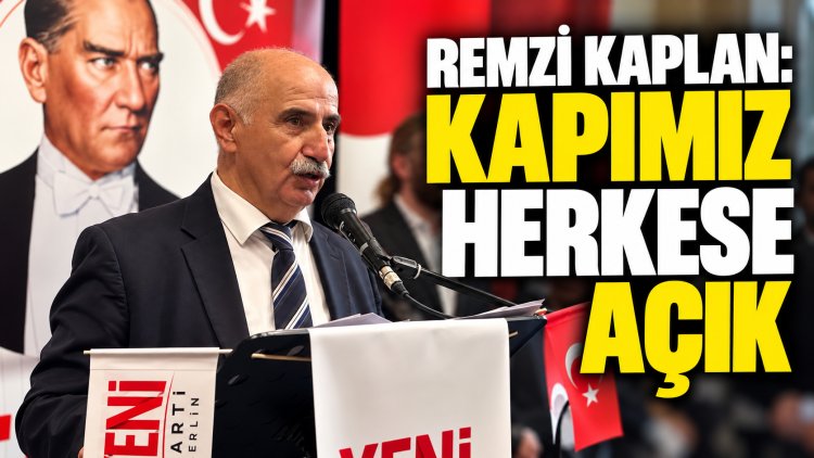 Remzi Kaplan: Berlin’de kapımız toplumun her kesimine açık olacak