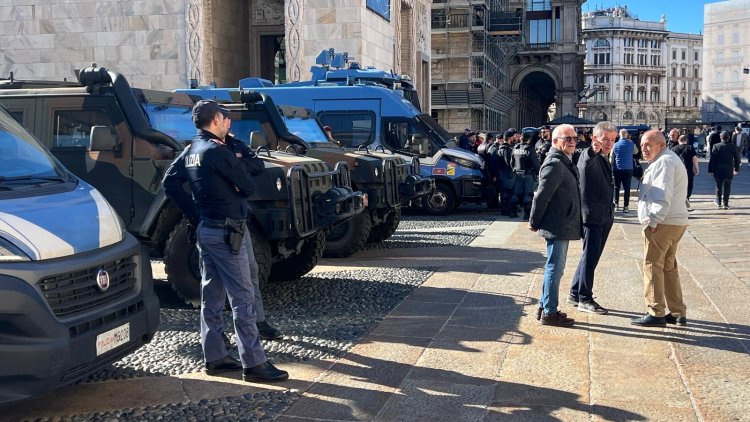 İtalya'da olağanüstü güvenlik önlemi: Askerler sokakta, Milano'da gösterilere yasak!